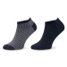 Tommy Hilfiger Súprava 2 párov kotníkových ponožiek dámskych 701222650 Tmavomodrá