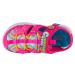 RUŽOVÉ DIEVČENSKÉ SANDÁLE SKECHERS JUMPSTERS SANDAL - SPRINKLE WONDER 303273N-HPMT