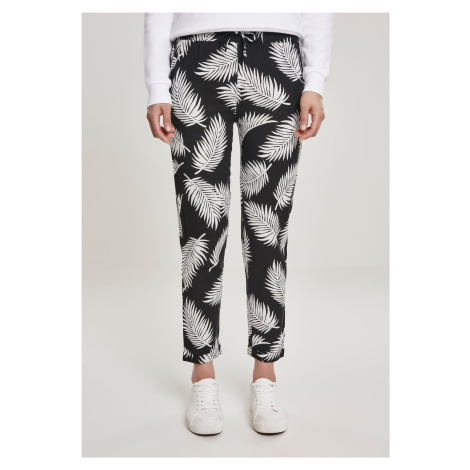 AOP women's trousers with elastic waistband at the front Urban Classics