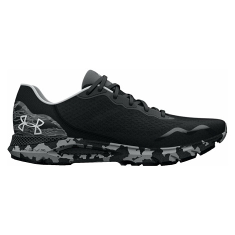 Under Armour Men's UA HOVR Sonic 6 Camo Running Shoes Black/Black/Gray Mist 45 Cestná bežecká ob