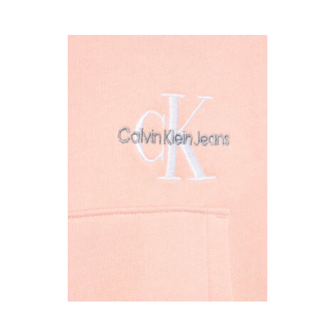 Calvin Klein Jeans Mikina Monogram IG0IG01763 Ružová Regular Fit