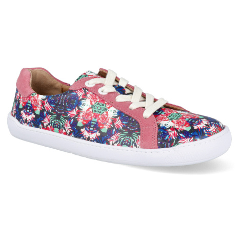 Barefoot tenisky bLIFESTYLE - GroundSTYLE Bio nappa/velours tropisch colorful