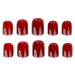 Nail HQ Square umelé nechty Deep Red