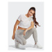 Adidas Legíny Essentials 3-Stripes High-Waisted Single Jersey Leggings IC7152 Sivá