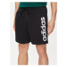 Adidas Športové kraťasy AEROREADY Essentials Single Jersey Linear Logo Shorts IC0062 Čierna Regu