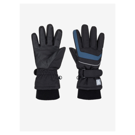 Modro-čierne detské zimné rukavice LOAP Rulik