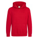 Just Hoods Detská mikina s kapucňou JH001J Fire Red