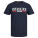 Jack&Jones PLUS Pánske tričko JJELOGO Regular Fit 12158505 Navy Blazer PLAY 4 XXL