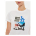 Champion Tričko League LA Dodgers 116469 Biela Regular Fit