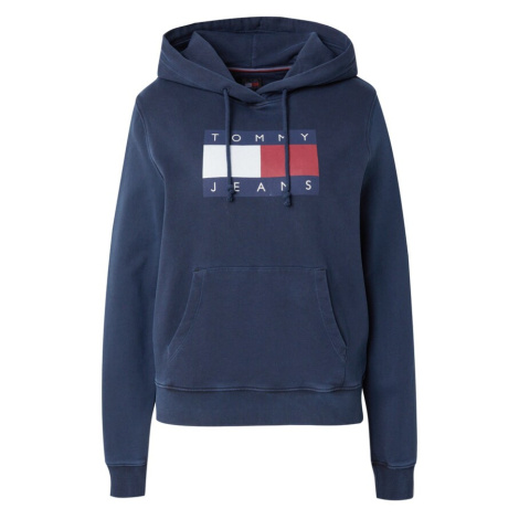 Tommy Jeans Mikina  námornícka modrá / červená / biela Tommy Hilfiger