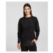 Mikina Karl Lagerfeld Volume Sleeves Sweatshirt Čierna