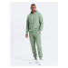 Ombre Men's sweatshirt set kangaroo sweatshirt + jogger pants