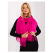 TMAVORUŽOVÝ ŠÁL SO STRAPCAMI AT-SZ-23185.93P-DARK PINK