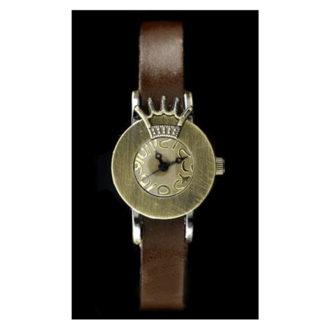 Dámske hodinky TAYMA - RETRO PUNK 28 - hnedé (zx585d)