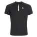 Odlo AXALP TRAIL T-SHIRT CREW NECK S/S 1/2 ZIP Pánske tričko, čierna, veľkosť