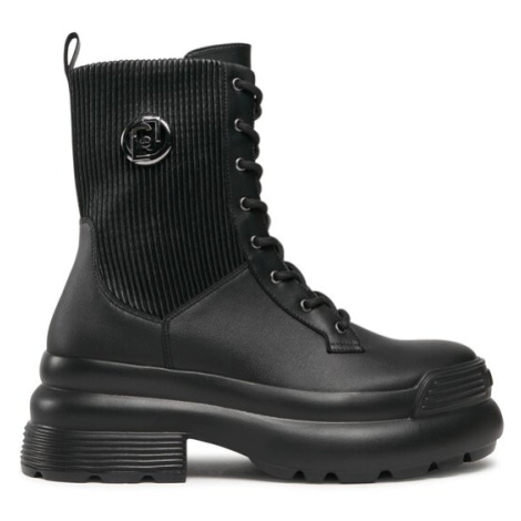 Liu Jo Šnurovacia obuv Amy 18 SF3103 EX203 Čierna