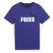 Puma  ESS+ 2 COL LOGO TEE  Tričká s krátkym rukávom Námornícka modrá