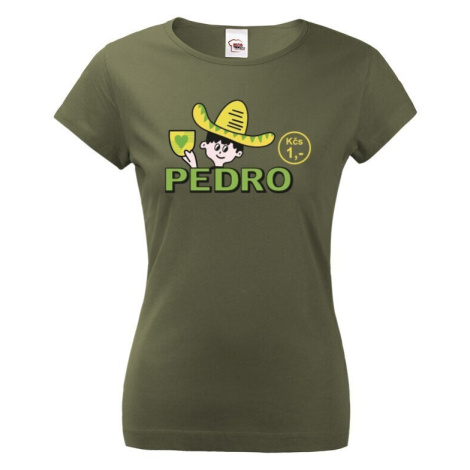 Dámské tričko s potlačou Pedro - retro tričko