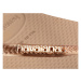 Havaianas Slim Logo Metallic Rose Gold