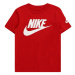 Nike Sportswear Tričko 'FUTURA EVERGREEN'  červená / biela