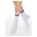 Conte Woman's Socks 157 White-Red