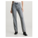 Calvin Klein Jeans Džínsy 'HIGH RISE STRAIGHT'  modrá denim