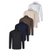 QUINTET SET G726 DEWBERRY SHIRT-BLACK-WHITE-NAVY BLUE-BEIGE-BROWN