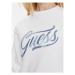 Guess Mikina Cn Stones Logo W4RQ14 KB681 Biela Relaxed Fit