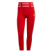 ADIDAS SPORTSWEAR Športové nohavice  ohnivo červená / biela