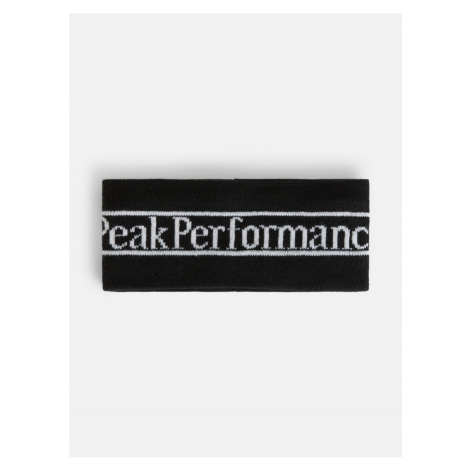 Čelenka Peak Performance Jr Pow Headband Čierna