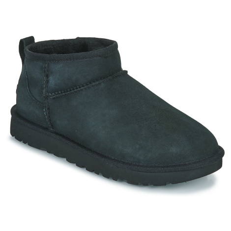 UGG  CLASSIC ULTRA MINI  Polokozačky Čierna