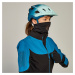 Dámska zimná bunda na horskú cyklistiku tyrkysovo-čierna