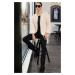 Trendyol Beige Furry Coat-Looking Knitwear Cardigan