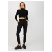 Black women's trousers without closure OCH BELLA