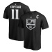 Los Angeles Kings pánske tričko black #11 Anze Kopitar Stack Logo Name & Number