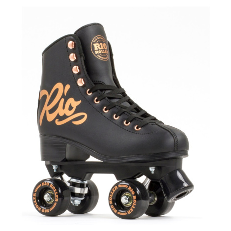 Rio Roller Rose Adults Quad Skates - Rose Black - UK:6A EU:39.5 US:M7L8
