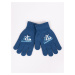 Yoclub Kids's Boys' Five-Finger Gloves RED-0012C-AA5A-007