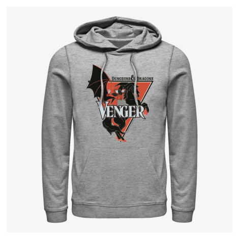 Queens Dungeons & Dragons - Venger Horse Unisex Hoodie Heather Grey