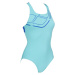Dámske plavky arena essentials swim pro back one piece mint/neon blue