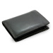 Černá pánská kožená peněženka s vloženou dokladovkou 514-2503-60