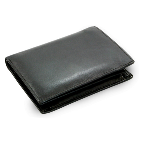 Černá pánská kožená peněženka s vloženou dokladovkou 514-2503-60 Arwel