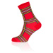 SANTA Long Socks - Red/Colorful