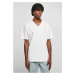 Eco-friendly oversized V-neck T-shirt white