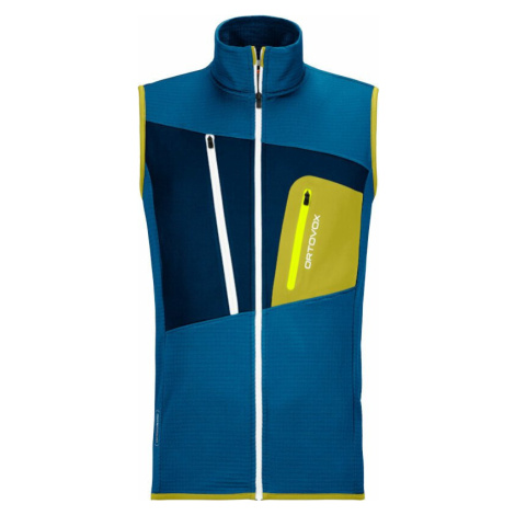 Ortovox Fleece Grid Vest Heritage Blue Outdoorová vesta