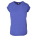 Women's T-shirt with extended shoulder blue-purple