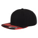 Plaid Flanell Peak Snapback blk/red