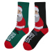 Christmas Santa Socks - 2-Pack Multicolored