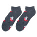 Ponožky Bratex POP-D-180 Graphite Melange