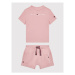 Tommy Hilfiger Súprava tričko a športové šortky Baby Essential KN0KN01488 Ružová Regular Fit