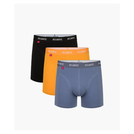 Man boxers ATLANTIC Comfort 3Pack - black/yellow/gray